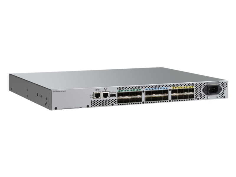 HP R4G55A SN3600B 16x Ports 32Gb SFP+ 8x Ports 16Gb SFP+ 1U FC Switch