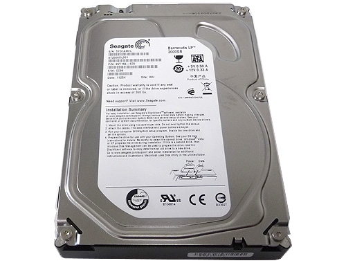 Seagate ST2000DL001 2TB 3Gb/s SATA 5900 3.5-in 32MB Hard Drive