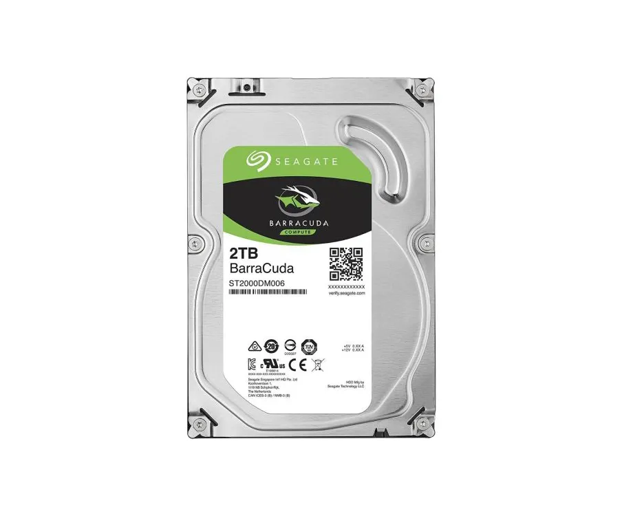 Seagate ST2000DM006 BarraCuda 2TB 7200RPM SATA 6Gb/s 64MB Cache 3.5-inch Hard Drive