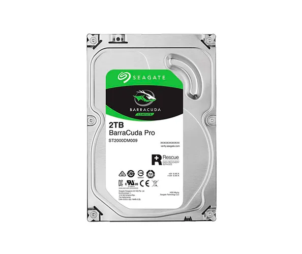 Seagate ST2000DM009 BarraCuda Pro 2TB 7200RPM SATA 6Gb/s 512n 128MB Cache 3.5-inch Hard Drive