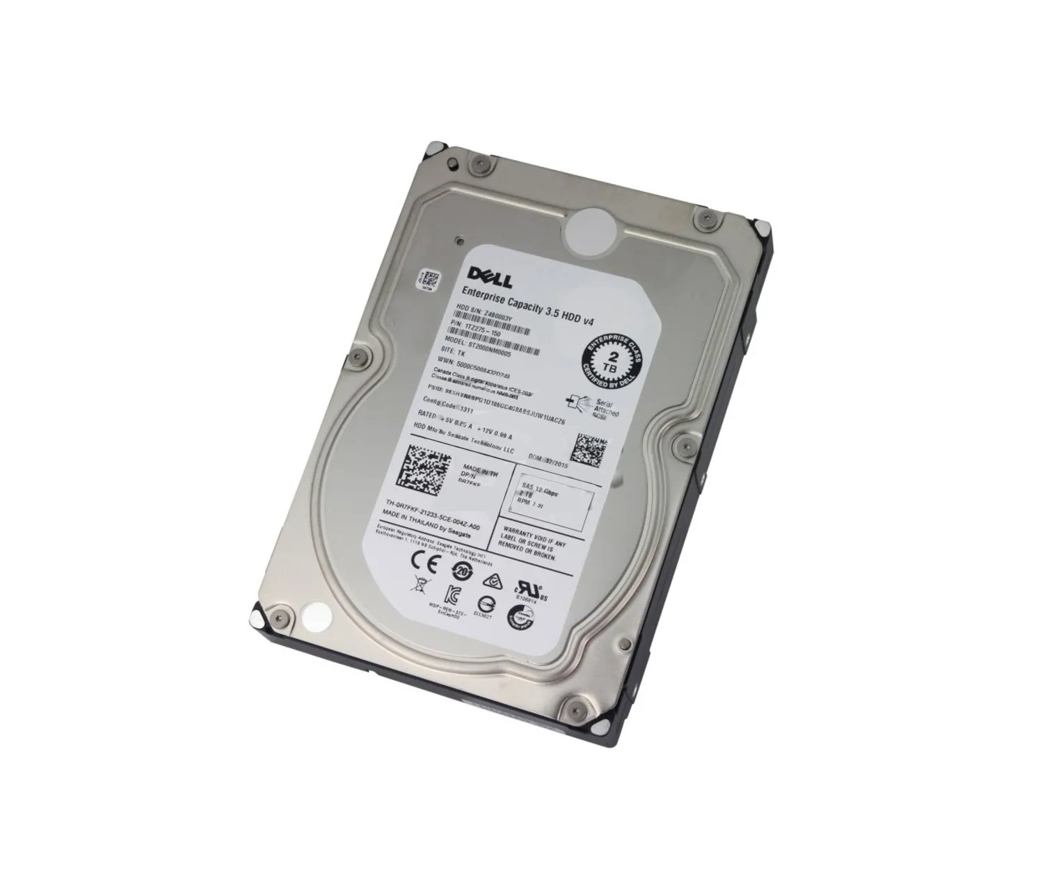 Seagate ST2000LV000 SkyHawk 2TB 5400RPM SATA 3Gb/s 128MB Cache 2.5-inch Hard Drive