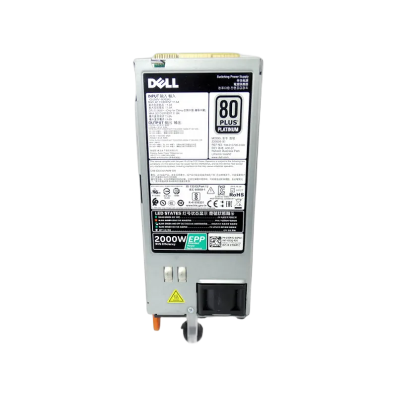 Dell VWWF1 2000 Watts Platinum Power Supply For PowerEdge R730/R740