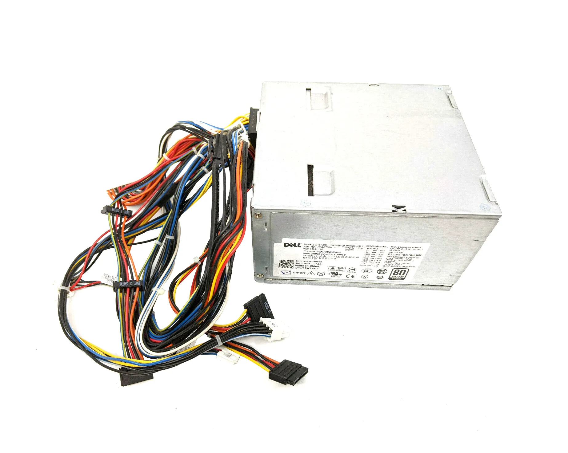 Dell W299G 875 Watts 100-240 V Power Supply For Precision T5500