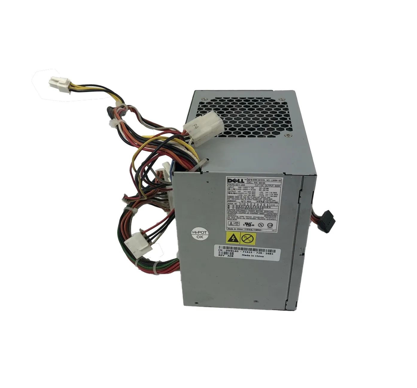 Dell W8185 305 Watts 100-240 V 9A ATX Power Supply For OptiPlex GX320