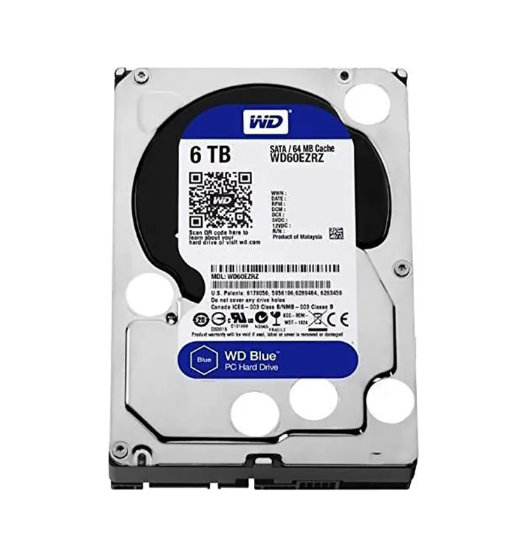 Western WD60EZRZ Digital 6TB 6Gb/s SATA 5400 3.5-in 64MB Hard Drive