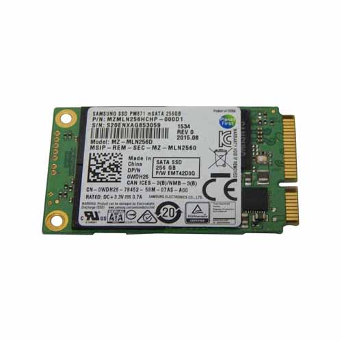 Dell WDH26 256GB Mini PCI Express mSATA Solid State Drive