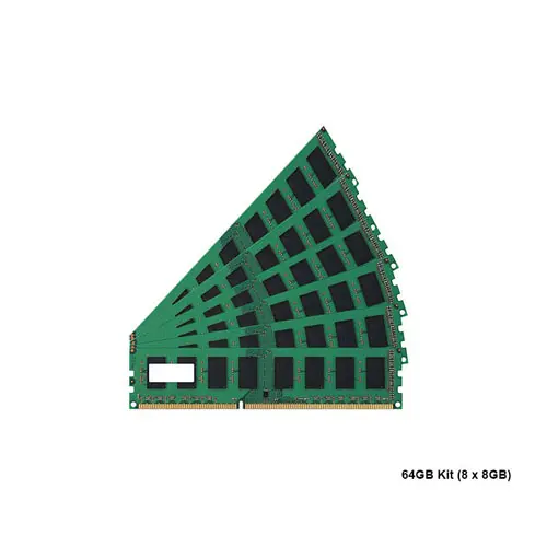 HP WX617AV 64GB Kit (8x8GB) DDR3-1333MHz RDIMM 2Rx4 CL9 Memory