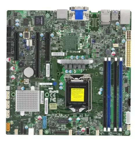 Supermicro X11SSZ-F Socket LGA1151 Intel C236 m-ATX Motherboard