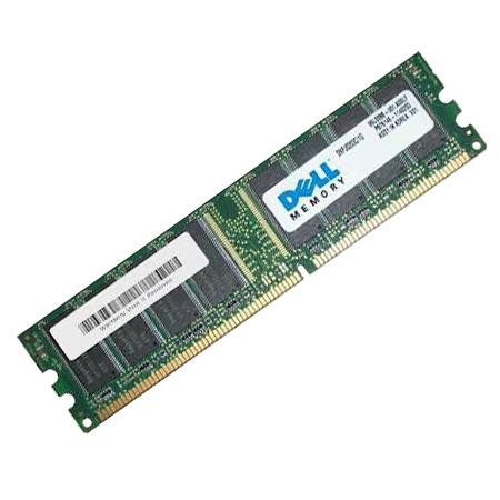 Dell X1562 1GB DDR2-400MHz RDIMM 1Rx4 CL3 Memory