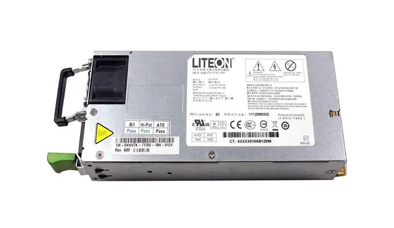 Dell XWV7K 1400 Watts Redundant Power Supply For PowerEdge C5220